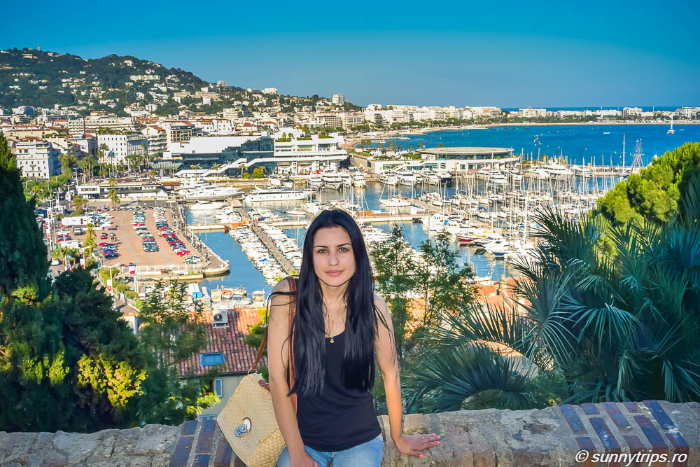 Coasta de Azur: vedere spre portul din Cannes