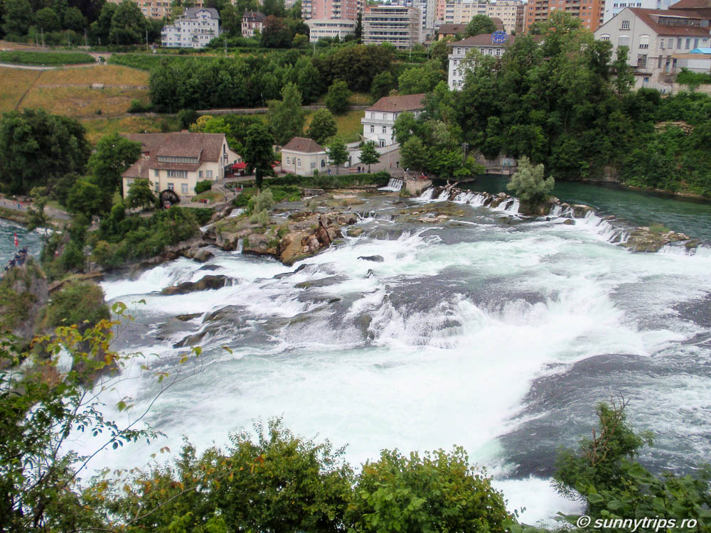 cascada rinului și malul drept al rinului
