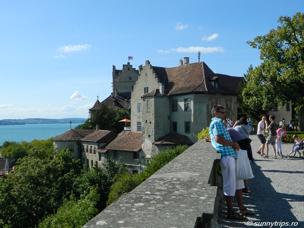 castelul vechi din meersburg și lacul Konstanz