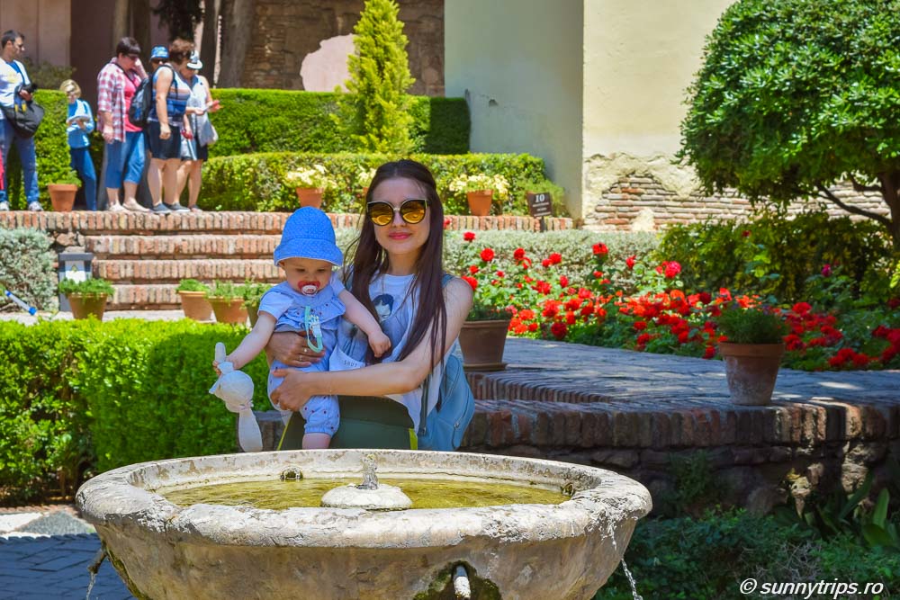 Obiective turistice din Malaga: Gradina Alcazaba
