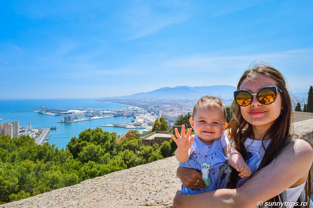 Obiective turistice din Malaga: vedere de la Gibralfaro