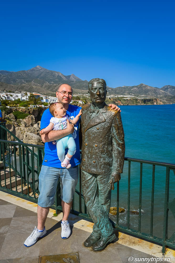 Nerja: statuia regelui Alfonso XII
