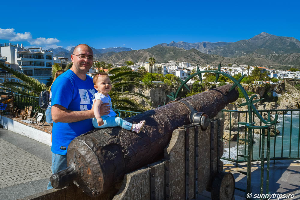 Nerja: tun pe Balconul Europei