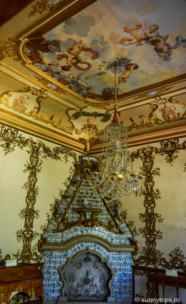 Palatul Favorite din Rastatt: sobă