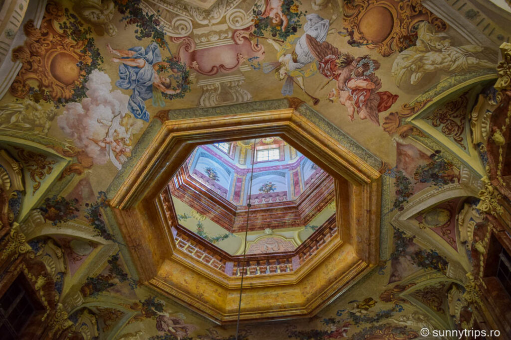Palatul Favorite din Rastatt: tavanul din Sala Terrena