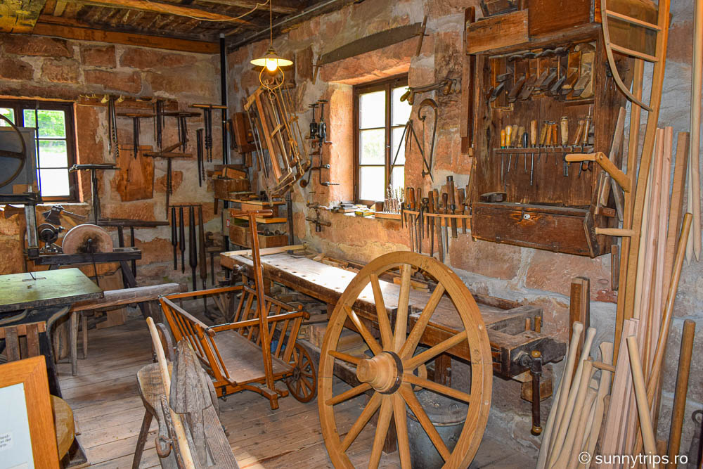 Muzeul în aer liber Hessenpark: Atelier tâmplărie