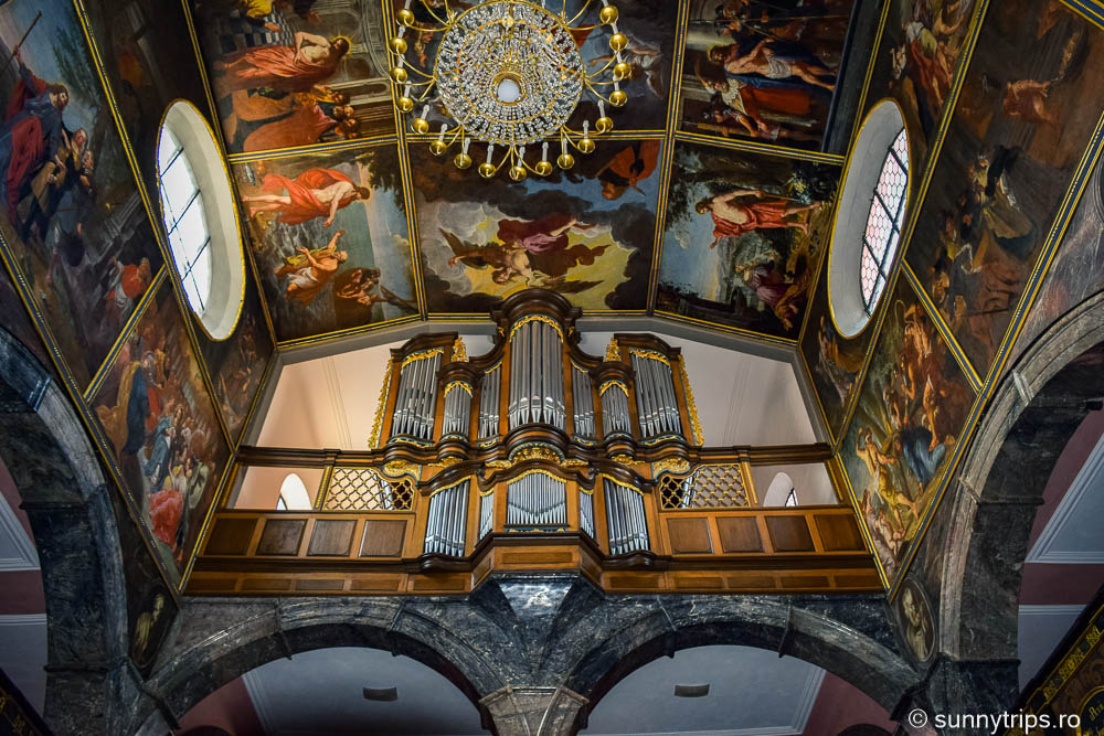 Orășelul idilic Idstein: interiorul Bisericii Evanghelice