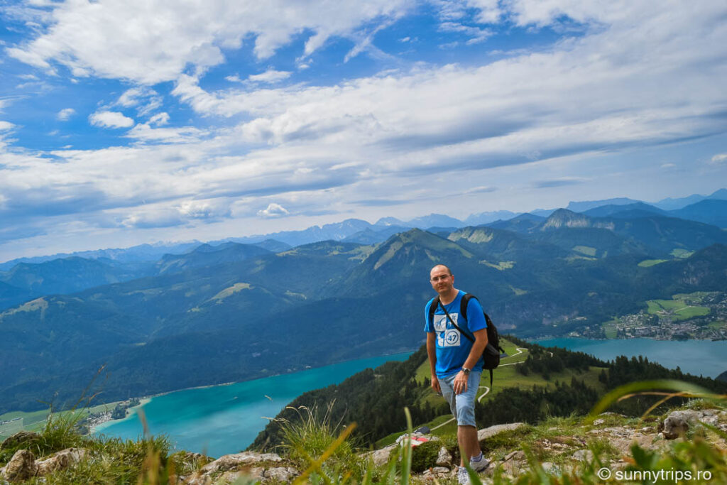 Drumeție pe Schafberg: priveliște spre lacuri