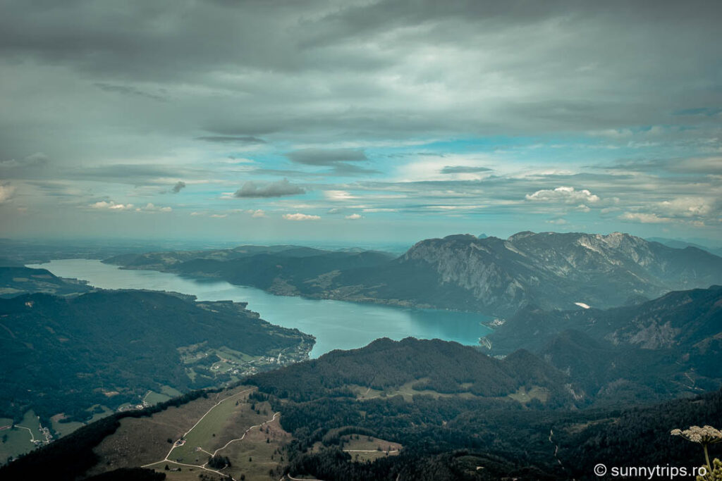 Drumeție pe Schafberg: vedere spre lac