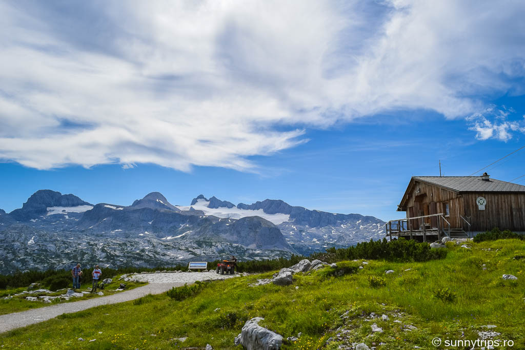 Dachstein Krippenstein: priveliste spre ghetarul Hallstatt