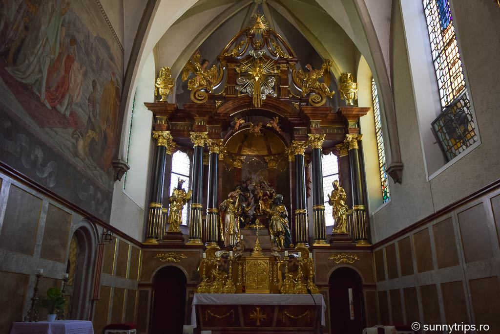 Gmunden: altarul bisericii parohiale