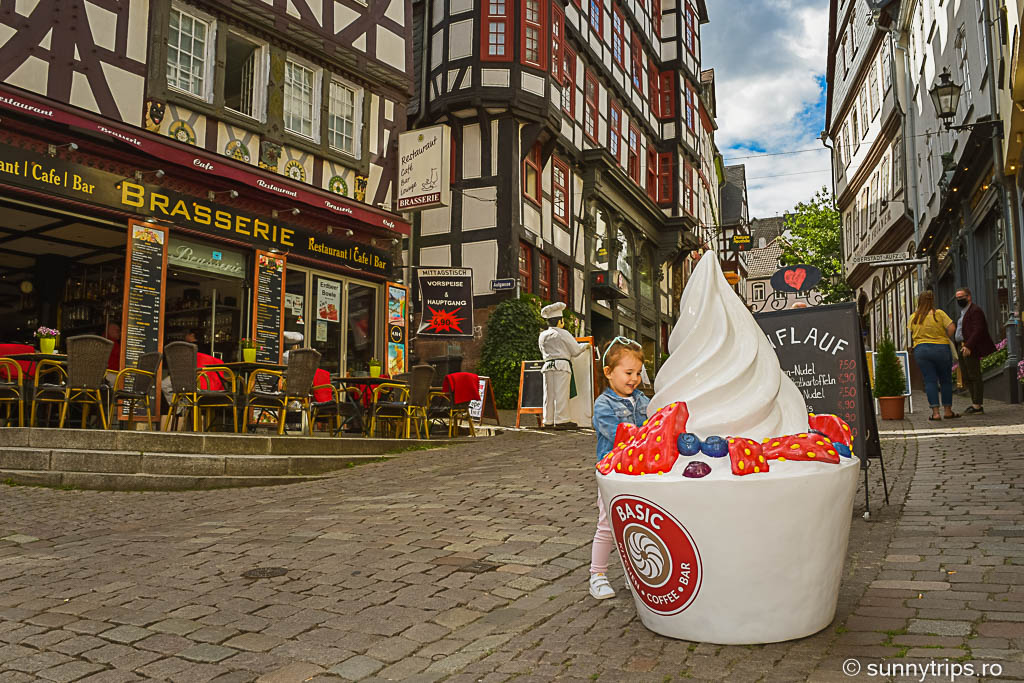 Marburg: gelaterie pe Reitgasse
