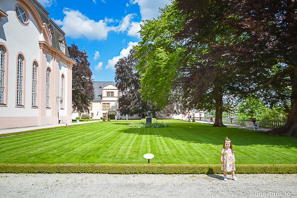 castelul Weilburg: gradina superioara
