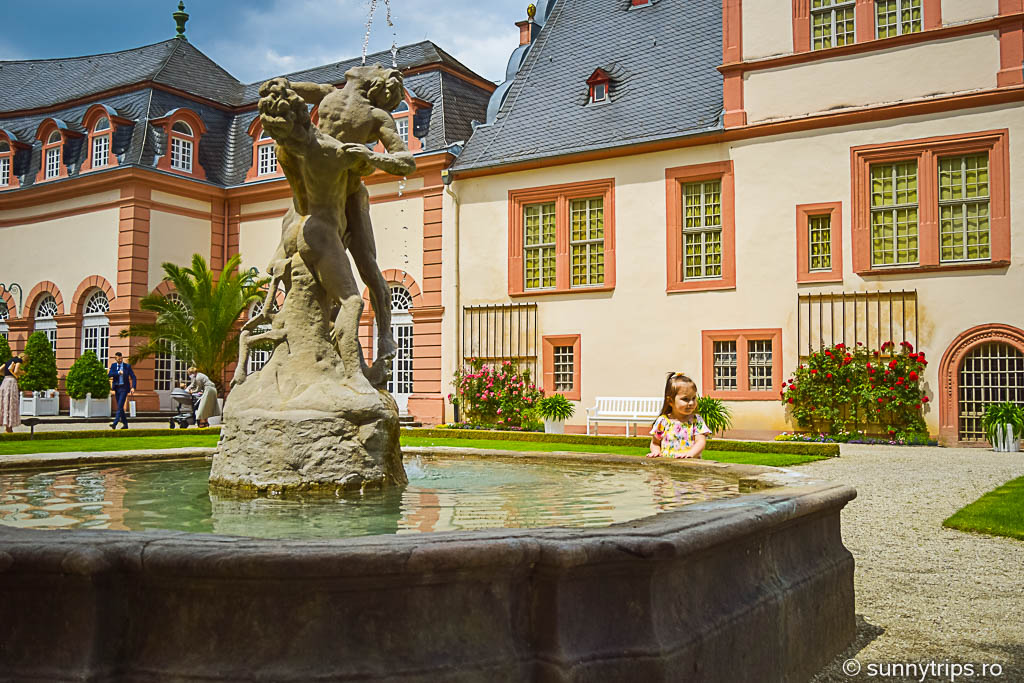 castelul Weilburg: fantana lui Hercule