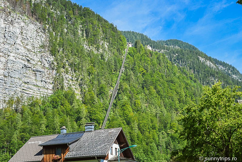 funicularul din Hallstatt