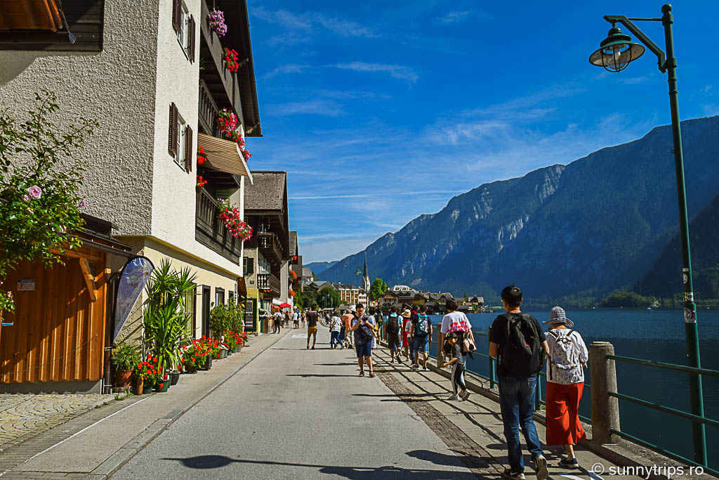 Hallstatt - pensiuni pe malul lacului
