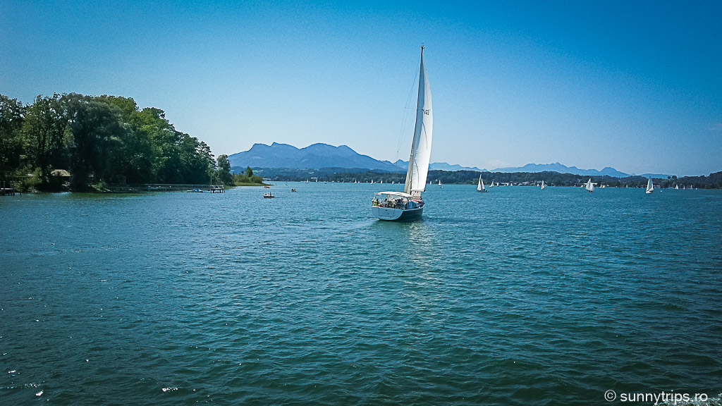 Chiemsee - spre palatul Herrenchiemsee