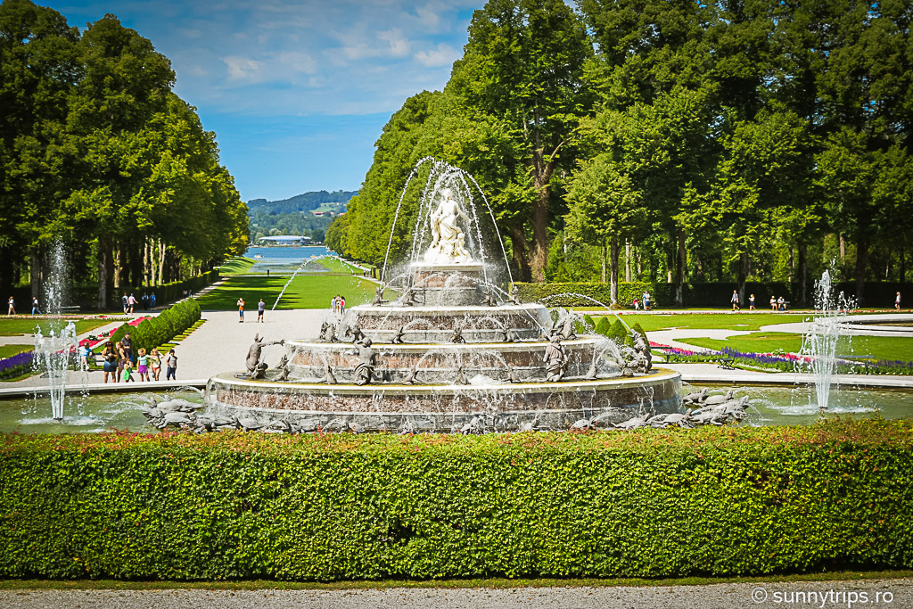 gradina palatul Herrenchiemsee