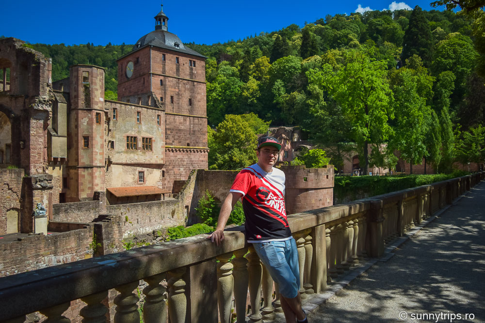 obiective turistice din Heidelberg: ruinele palatului