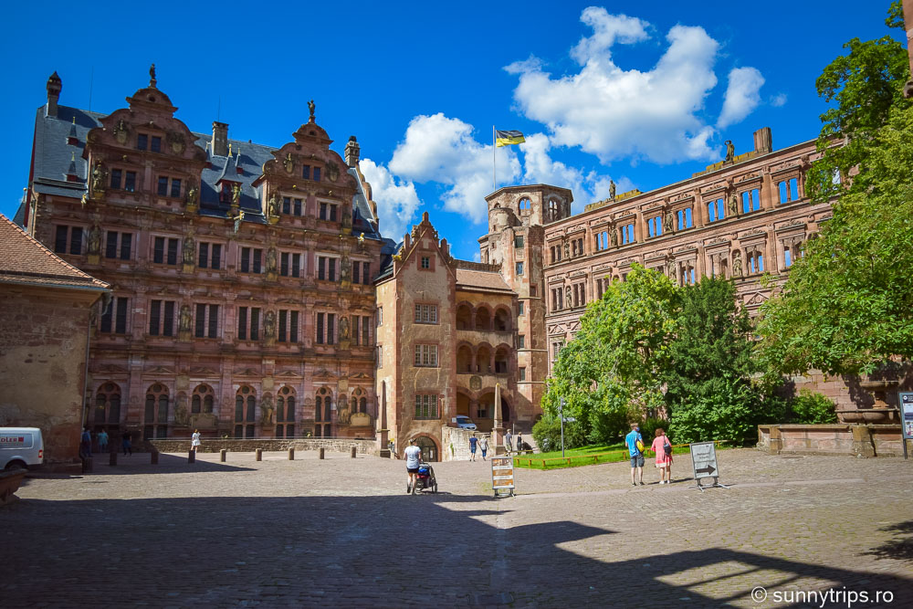 obiective turistice din Heidelberg: palatul Frederic