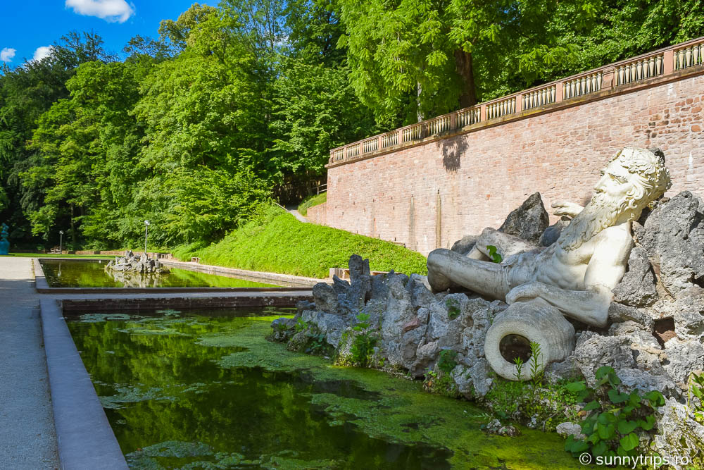 Obiective turistice din Heidelberg: gradina palatului