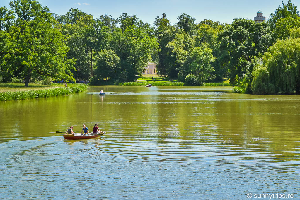 Obiective turistice Aschaffenburg: lac din parcul Schönbusch