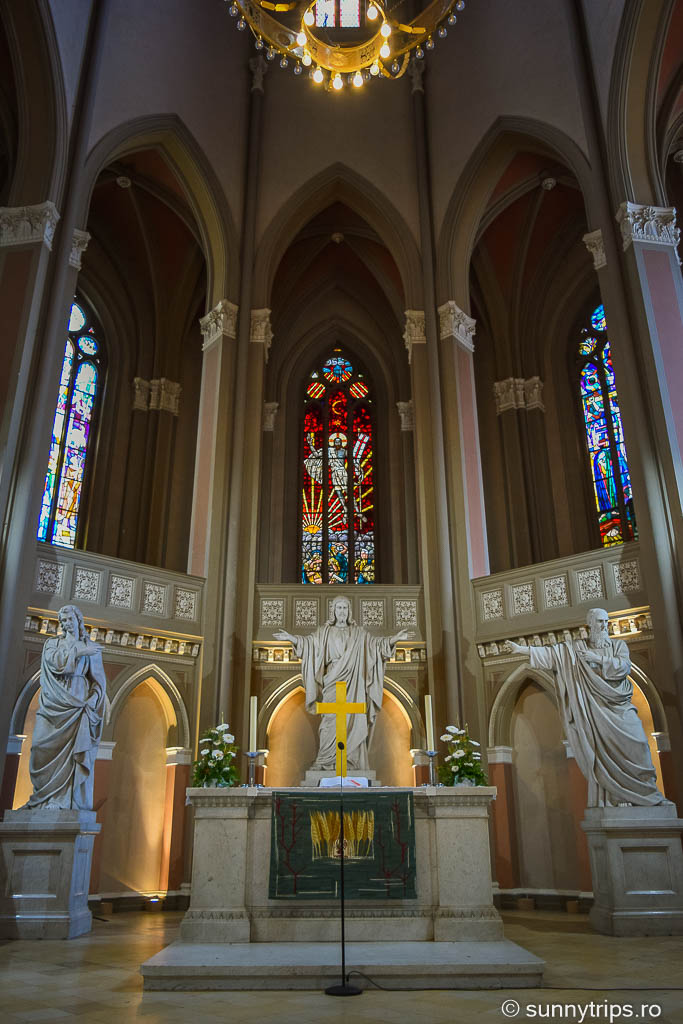 Obiective turistice din Wiesbaden: interior Marktkirche